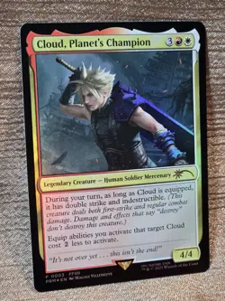 Cloud, Planet's Champion - Promo FOIL - Final Fantasy - 0003 - NM - MTG - Image 2