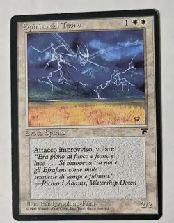 THUNDER SPIRIT - ITALIAN LEGENDS - MAGIC THE GATHERING MTG - LP LIGHTLY - PLAYED - Image 1