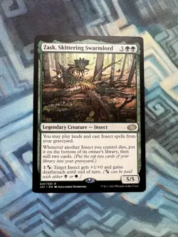 MTG Zask, Skittering Swarmlord NM Unplayed Jumpstart 2022 - Image 1