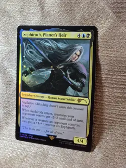 Sephiroth, Planet's Heir 0004 NM MTG Final Fantasy Foil Promo - Image 3