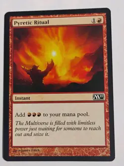 Pyretic Ritual MTG, Core Set 2011 (M11), LP - Image 1