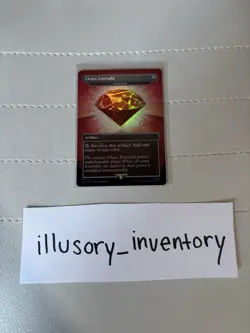 Chaos Emerald (Lotus Petal) Red 7032 Secret Lair Drop Sonic Bonus MTG NM - Image 1
