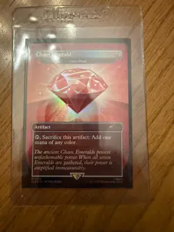 Chaos Emerald (Lotus Petal) Red 7032 Secret Lair Drop Sonic Bonus MTG NM - Image 1