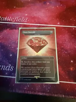 Chaos Emerald (Lotus Petal) Red 7032 Secret Lair Drop Sonic Bonus MTG NM - Image 2
