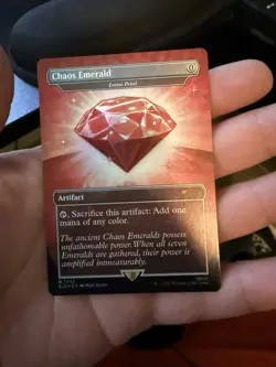 Chaos Emerald (Lotus Petal) Red 7032 Secret Lair Drop Sonic Bonus MTG NM - Image 3