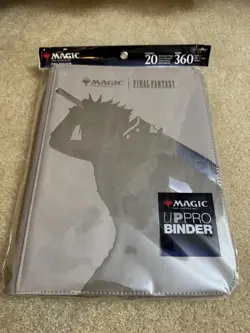 Final Fantasy Magic MTG Ultra PRO 9 Pocket Premium Zippered Binder - Cloud - Image 1
