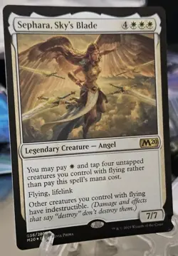 MTG Sephara, Sky's Blade - Core Set 2020 - NM Foil - Image 2