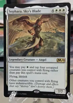 MTG Sephara, Sky's Blade - Core Set 2020 - NM Foil - Image 3