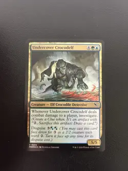 Mtg Undercover Crocodelf (a) Murders at Karlov Manor Foil Common 239 - Image 1