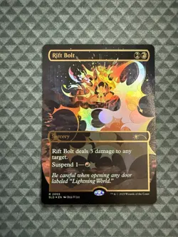 MTG Rift Bolt #2055 Raised Foil Rare Secret Lair Drop Series (SLD) - Image 1