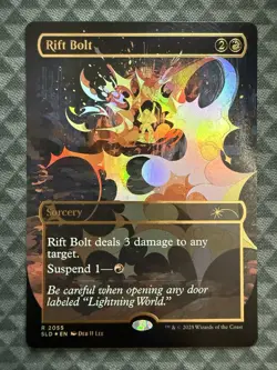 MTG Rift Bolt #2055 Raised Foil Rare Secret Lair Drop Series (SLD) - Image 2