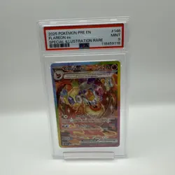 2025 POKEMON PRISMATIC EVOLUTIONS SPECIAL ILLUSTRATION RARE FLAREON EX 146 PSA 9 - Image 3