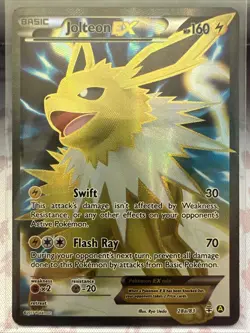 Pokemon TCG Jolteon EX 28a/83 Generations Ultra Rare Holo Full Art - Image 1