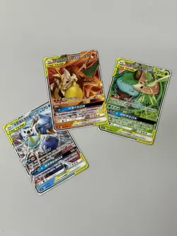 NON-HOLO Pokemon TCG S- Chinese Charizard Blastoise Venusaur GX NM Lot of 3 - Image 1