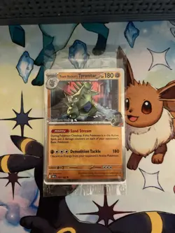 Team Rocket's Tyranitar (Pokemon Center Exclusive) 096/182 Promo Sealed - Image 3