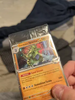 Team Rocket's Tyranitar (Pokemon Center Exclusive) 096/182 Promo Sealed - Image 5