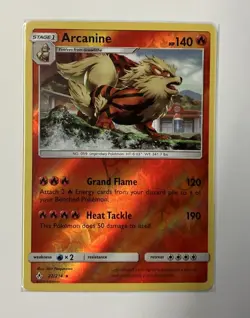 Arcanine 22/214 Reverse Holo Unbroken Bonds Pokemon Card - Image 1