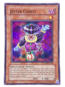 Yugioh Jester Confit ANPR-EN009 Super Rare Unlimited Edition Lightly Played NM - Image 1