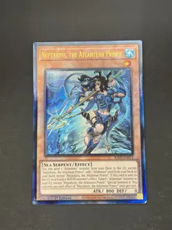 Yugioh - Neptabyss, the Atlantean Prince - Prismatic Ultimate Rare - RA03-EN013 - Image 3