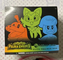 Pokemon Center Exclusive Paldea Evolved ETB Elite Trainer Box - Sealed / NEW - Image 1