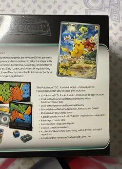 Pokemon Center Exclusive Paldea Evolved ETB Elite Trainer Box - Sealed / NEW - Image 5