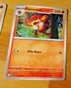 POKEMON FLAMME BLANCHE CARD CARTE FLAMOUTAN 015/086 WHT EV10.5 FR MINT 2025 - Image 1