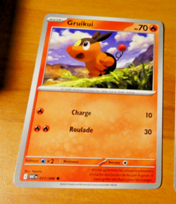 POKEMON FLAMME BLANCHE CARD CARTE GRUIKUI 011/086 WHT EV10.5 FR MINT 2025 - Image 1