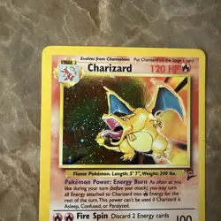 Rare Holographic Charizard Pokemon Card, 2nd Edition (Mint Condition) - Image 5
