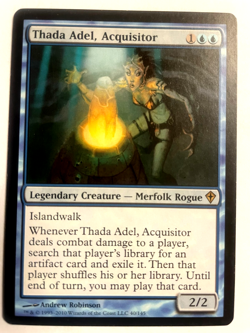 Thada Adel, Acquisitor Worldwake Regular Unplayed with beautiful card Must se@@e - Image 1