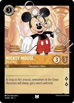 Disney Lorcana The First Chapter Uncommon Cold Foil Pick Your Card TCG Singles - Image 3