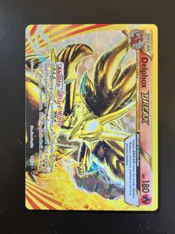 Pokemon TCG Delphox BREAK 14/124 XY Fates Collide Ultra Rare Holo Card - Image 1