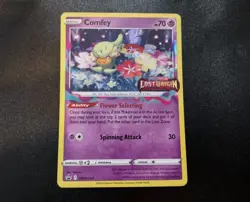 Comfey SWSH242 Stamped Pre Release Black Star Promo Pokemon Card NM - Image 1