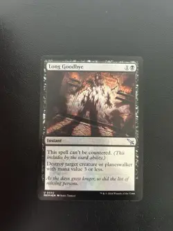 Mtg Long Goodbye Murders at Karlov Manor Foil Uncommon 92 - Image 1