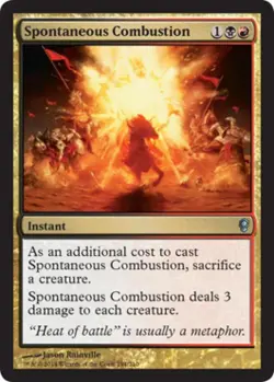 Spontaneous Combustion - Medium Play MTG Conspiracy - Image 1