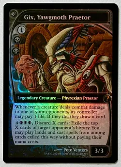 Gix, Yawgmoth Praetor (FOIL) [Future Sight Frame] Mystery Booster 2 245 MTG - Image 1