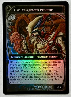 Gix, Yawgmoth Praetor (FOIL) [Future Sight Frame] Mystery Booster 2 245 MTG - Image 4