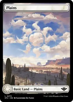 Basic Land - Plains Foil - Outlaws of Thunder Junction - MTG - Image 1