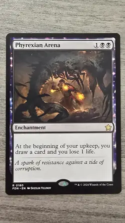 Phyrexian Arena (Rare) #180 Foundations MTG NM - Image 1