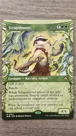 Scrapshooter (Rare Showcase) #324 Bloomburrow MTG NM - Image 1