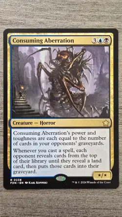 Consuming Aberration (Rare) #238 Foundations MTG NM - Image 1