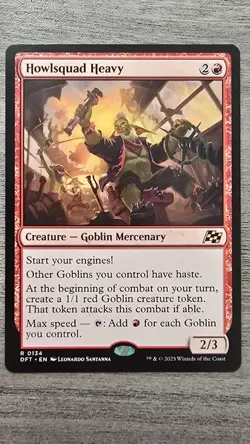 Howlsquad Heavy (Rare) #134 Aetherdrift MTG NM - Image 1