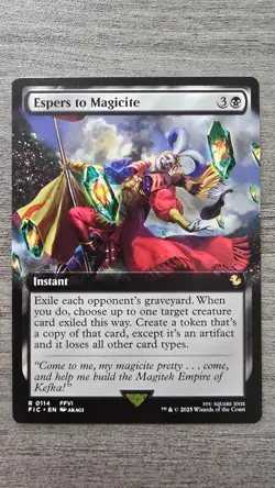 Espers to Magicite (Rare Extended Art) #114 Commander: Final Fantasy MTG NM - Image 1
