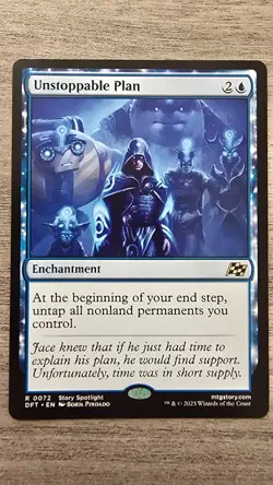 Unstoppable Plan (Rare) #72 Aetherdrift MTG NM - Image 1