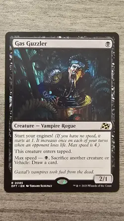 Gas Guzzler (Rare) #85 Aetherdrift MTG NM - Image 1