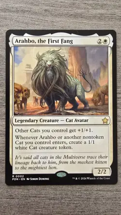 Arahbo, the First Fang (Rare) #2 Foundations MTG NM - Image 1