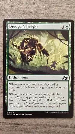 Dredger's Insight (Uncommon) #159 Aetherdrift MTG NM - Image 1