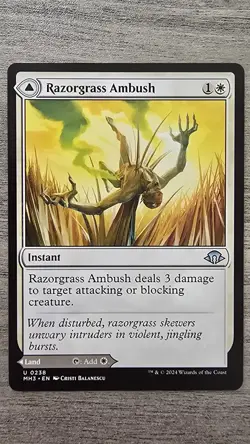 Razorgrass Ambush (Uncommon) #238 Modern Horizons 3 MTG NM - Image 1