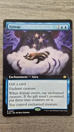 Kitnap (Rare Extended Art) #357 Bloomburrow MTG NM - Image 1