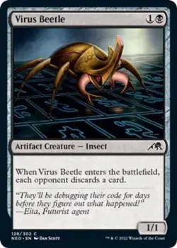 Virus Beetle - Near Mint MTG Kamigawa: Neon Dynasty - Image 1
