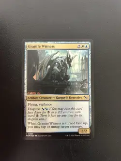 Mtg Granite Witness Murders at Karlov Manor Foil Common 206 - Image 1